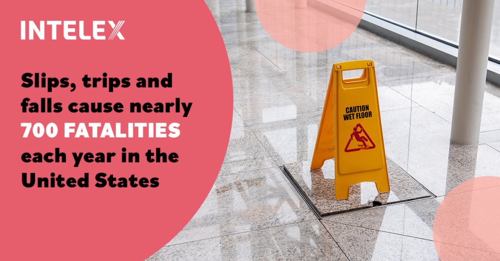 Slips, trips and falls cause nearly 700 fatalities each year in the United States
