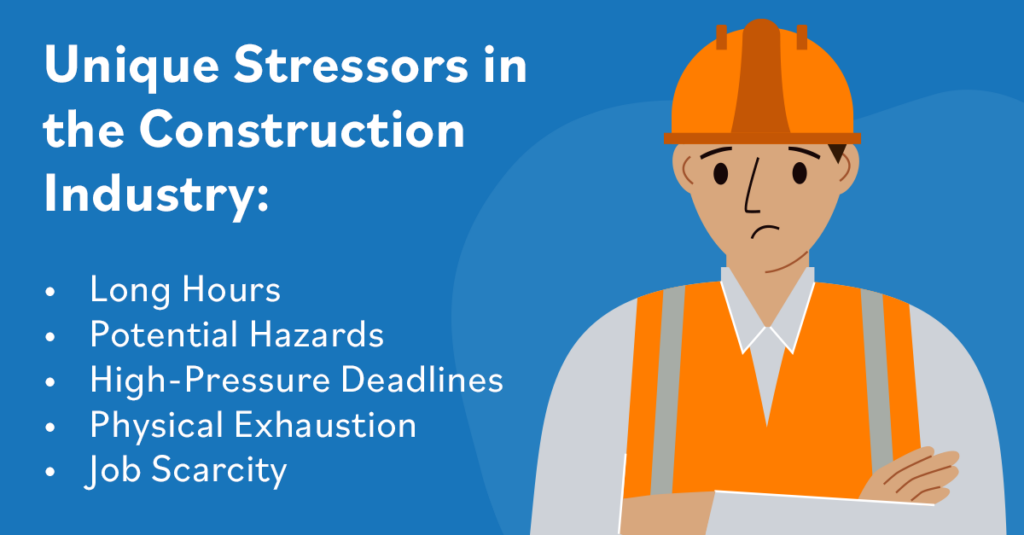 top causes of stress in the construction industry
