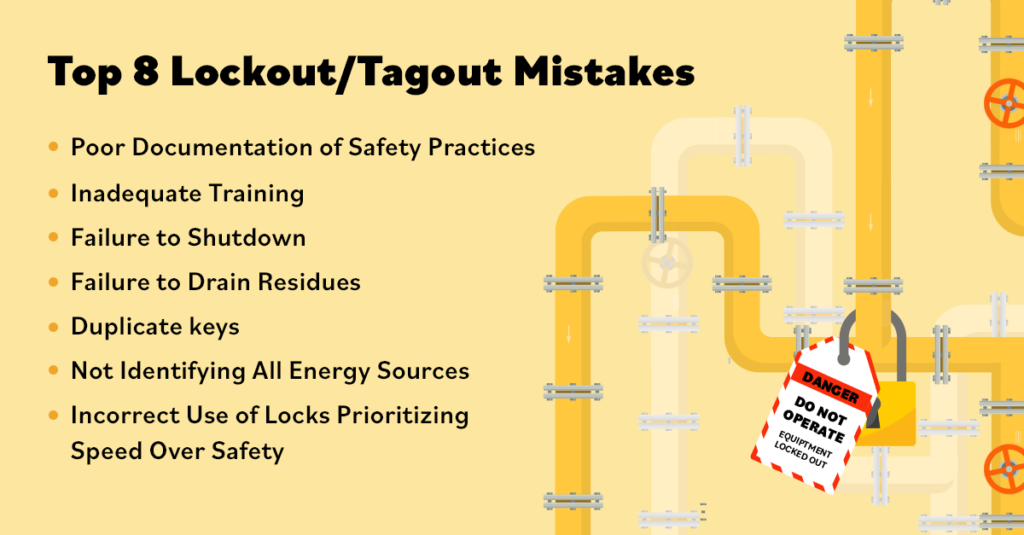Top 8 Lockout/Tagout Mistakes