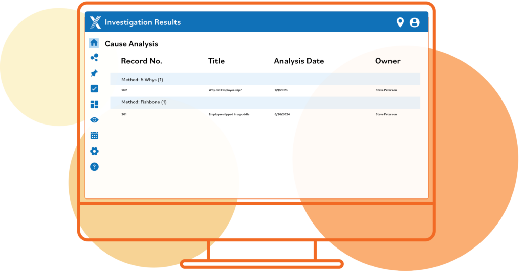 Cause Analysis for a Fishbone chart in Intelex