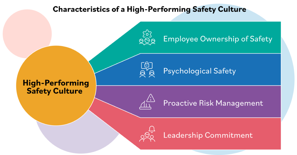 characteristics of a high performing safety culture
